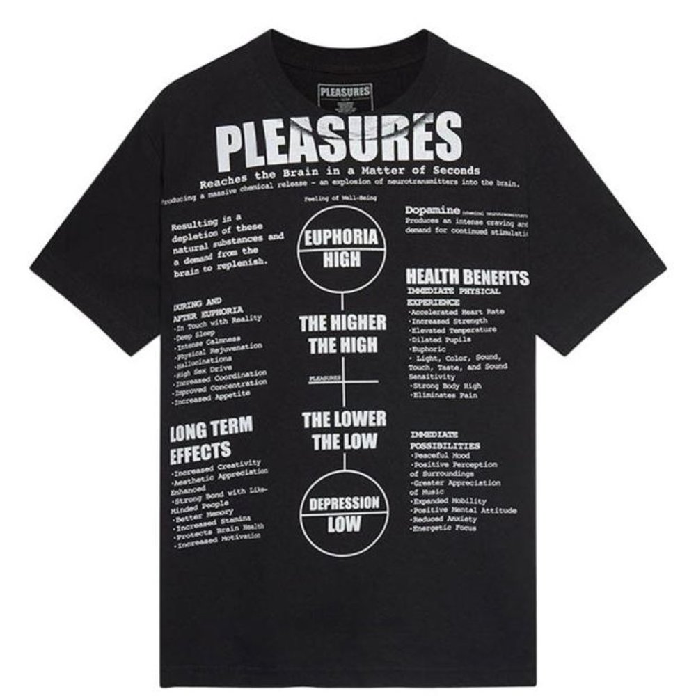 Pleasures Now Higher Brain Black T Shirt
